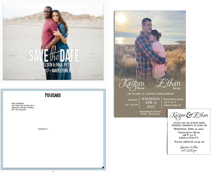 wedding invitations vs save the date postcards