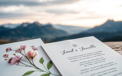 Provo Wedding Invitations: Elegant Designs for Your Big Day